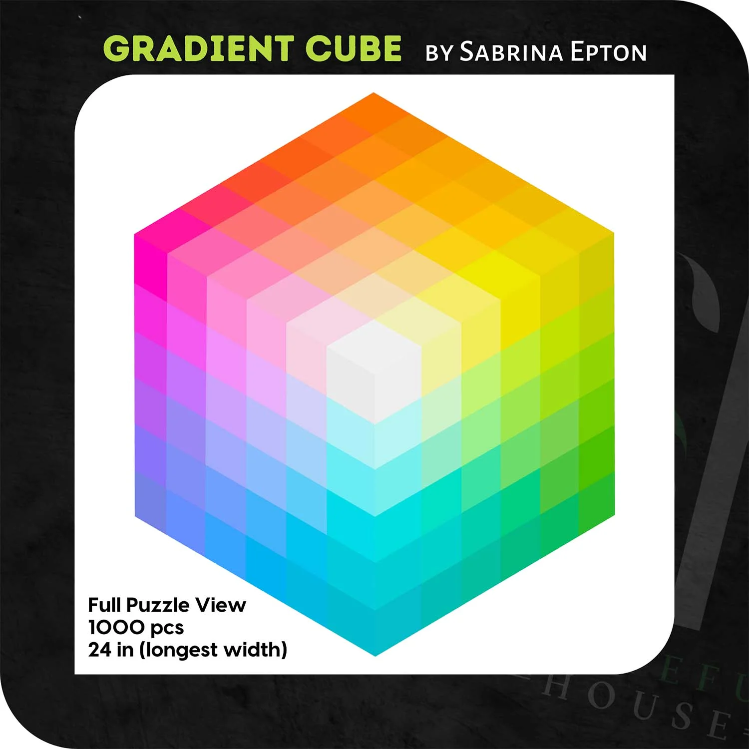 Gradient Cube by Sabrina Epton