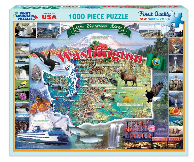 Washington State Landmarks & Monuments Jigsaw Puzzle