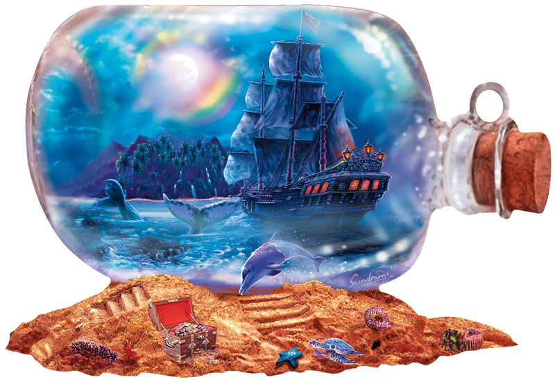 Run Aground Dolphin Shaped Puzzle