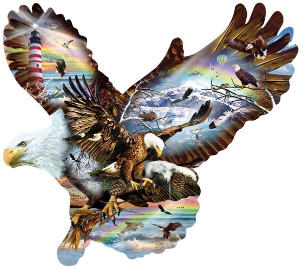 Eagle Eye Eagle Shaped Puzzle