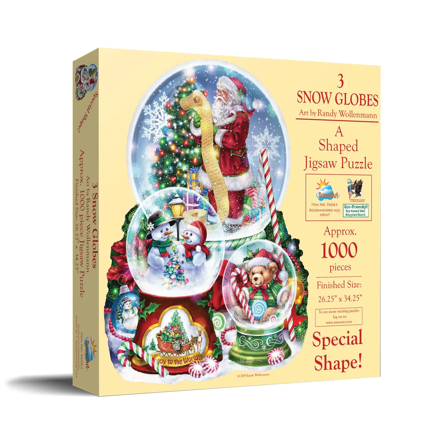 3 Snow Globes - Scratch and Dent