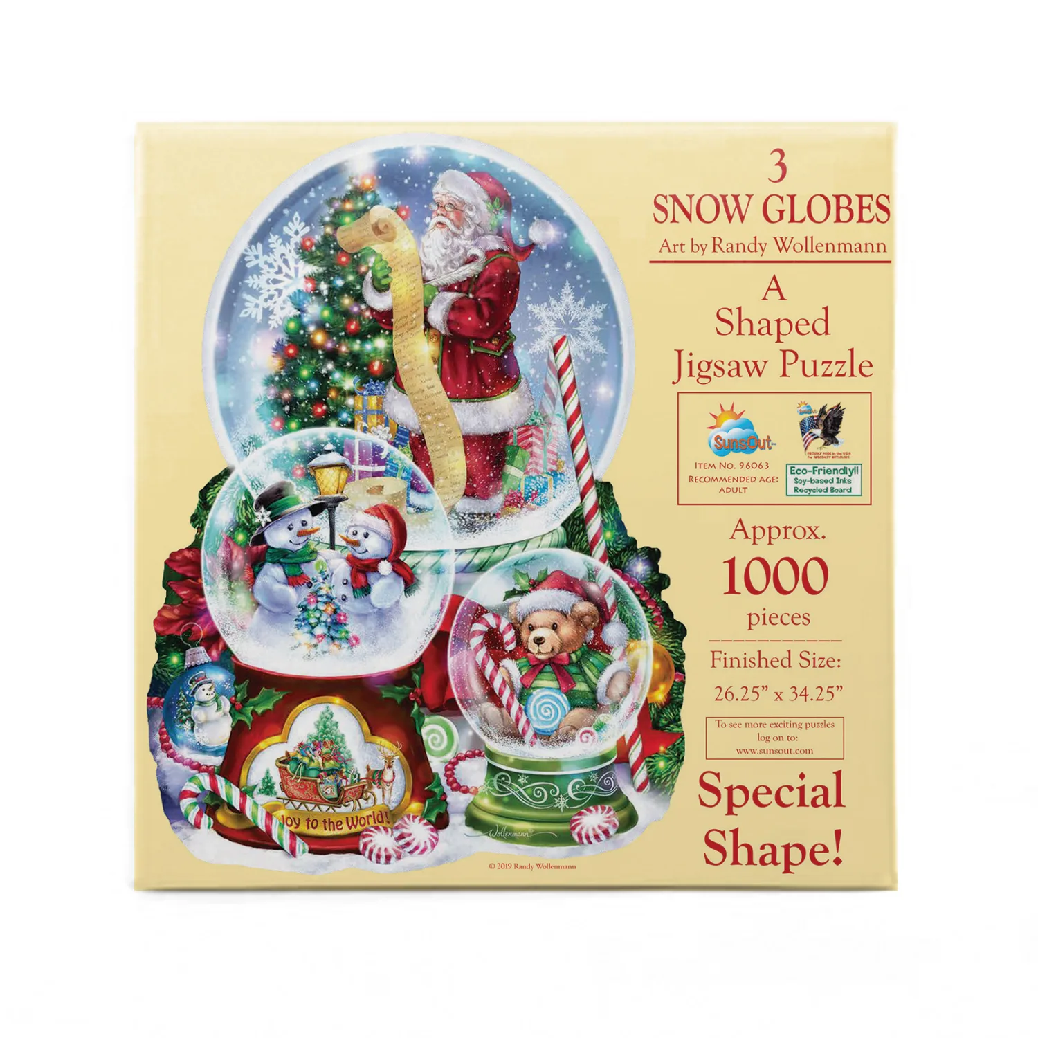 3 Snow Globes - Scratch and Dent