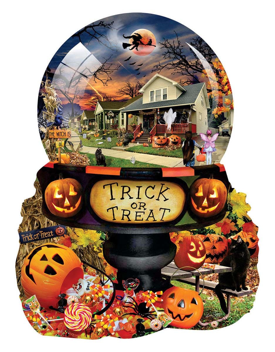 Halloween Globe - 1000 Piece Jigsaw Puzzle by SunsOut | Serious