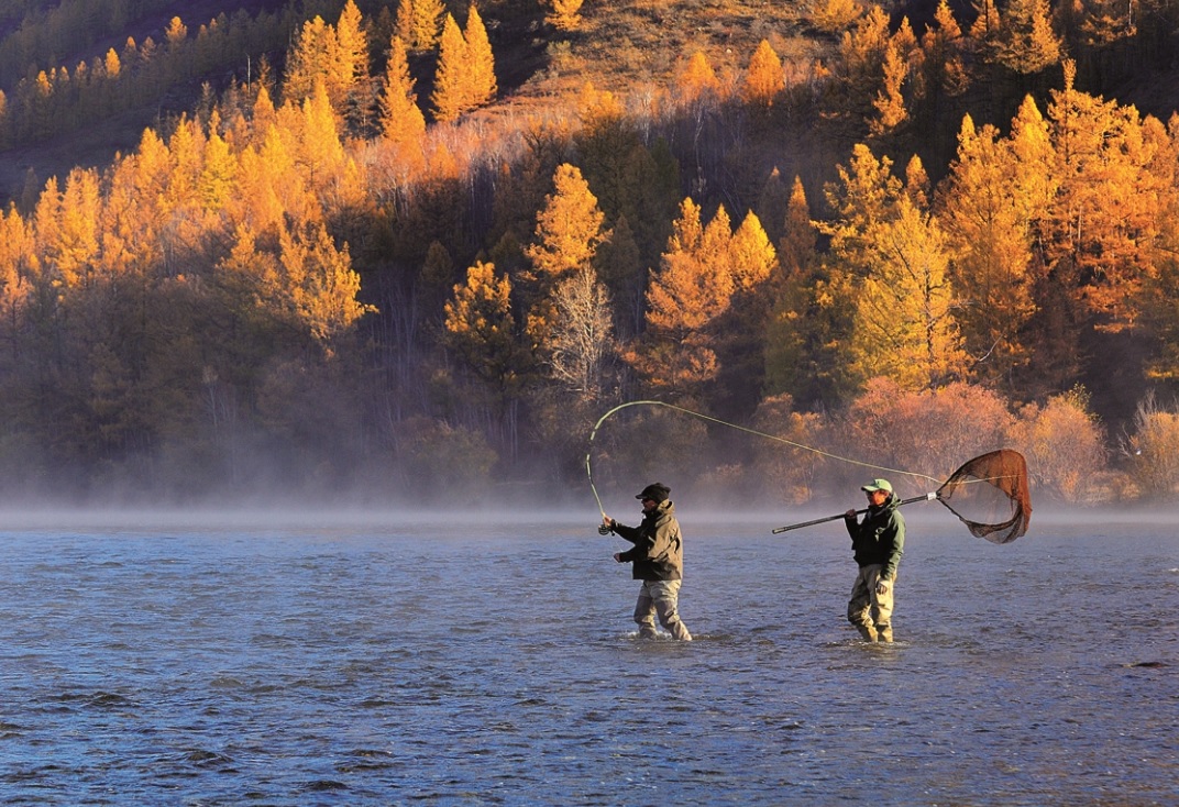 Two Men Fishing Fishing