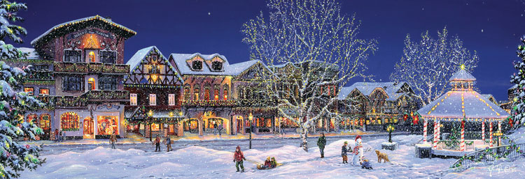 Hometown Holiday Christmas Jigsaw Puzzle