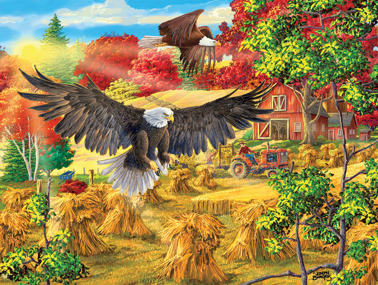 Golden Glory Countryside Jigsaw Puzzle