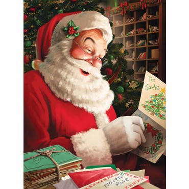 Letters to Santa Humor Jigsaw Puzzle