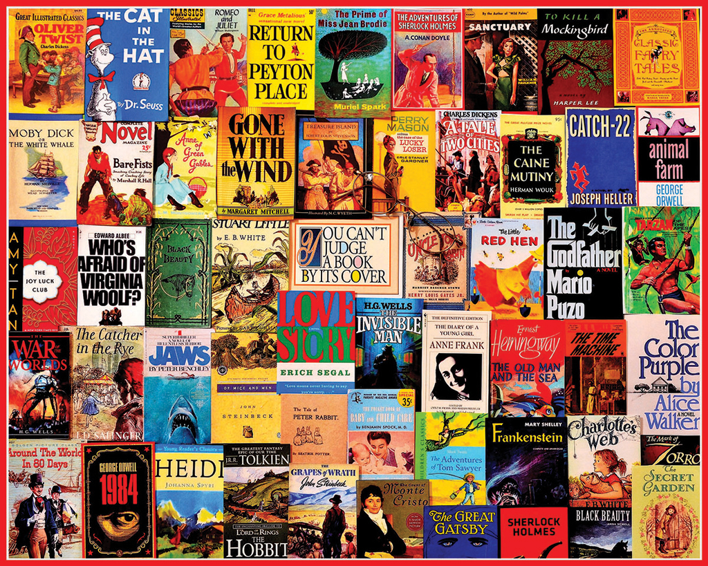 Great Books Movies & TV Jigsaw Puzzle