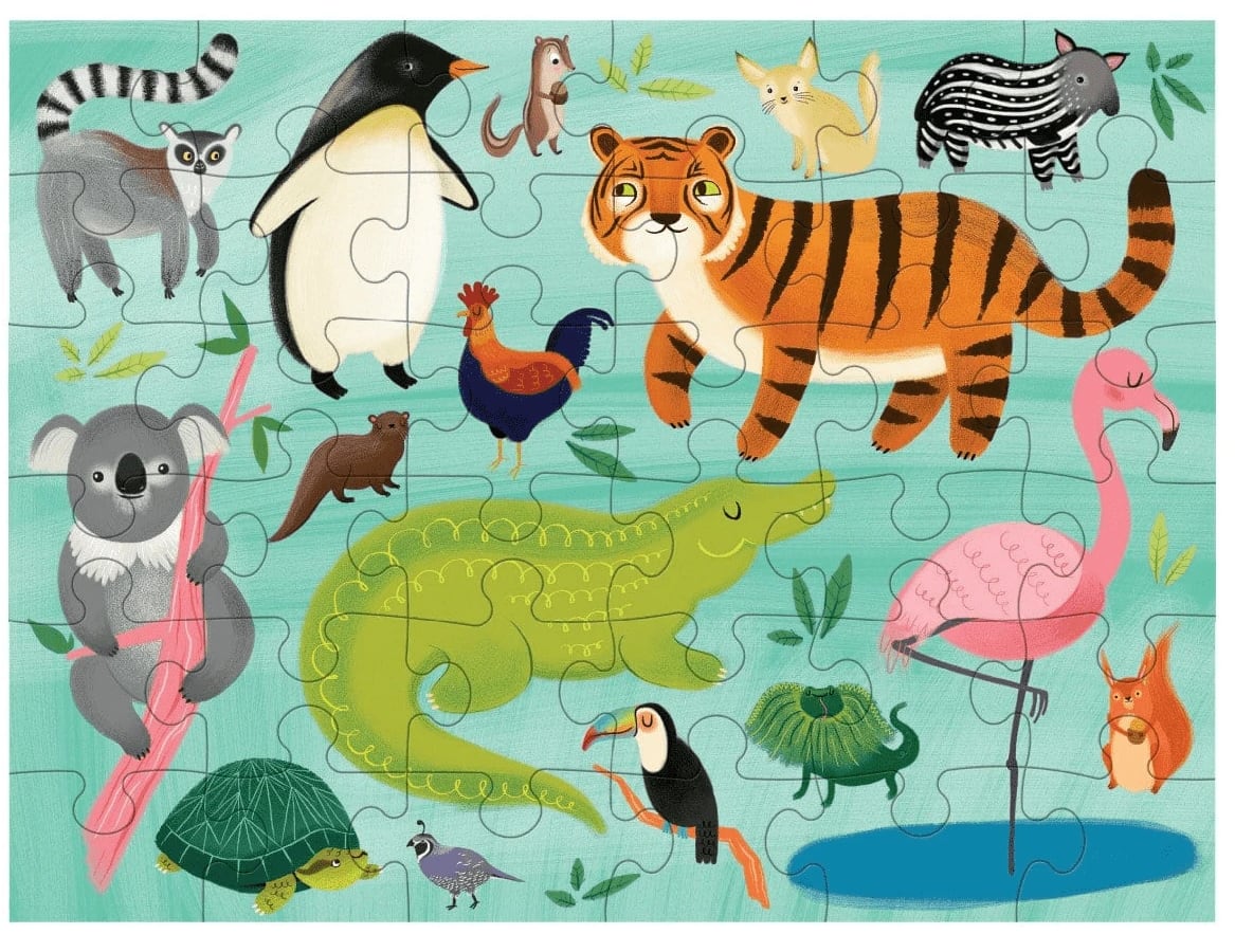 Animals Of The World Puzzle To Go Animals