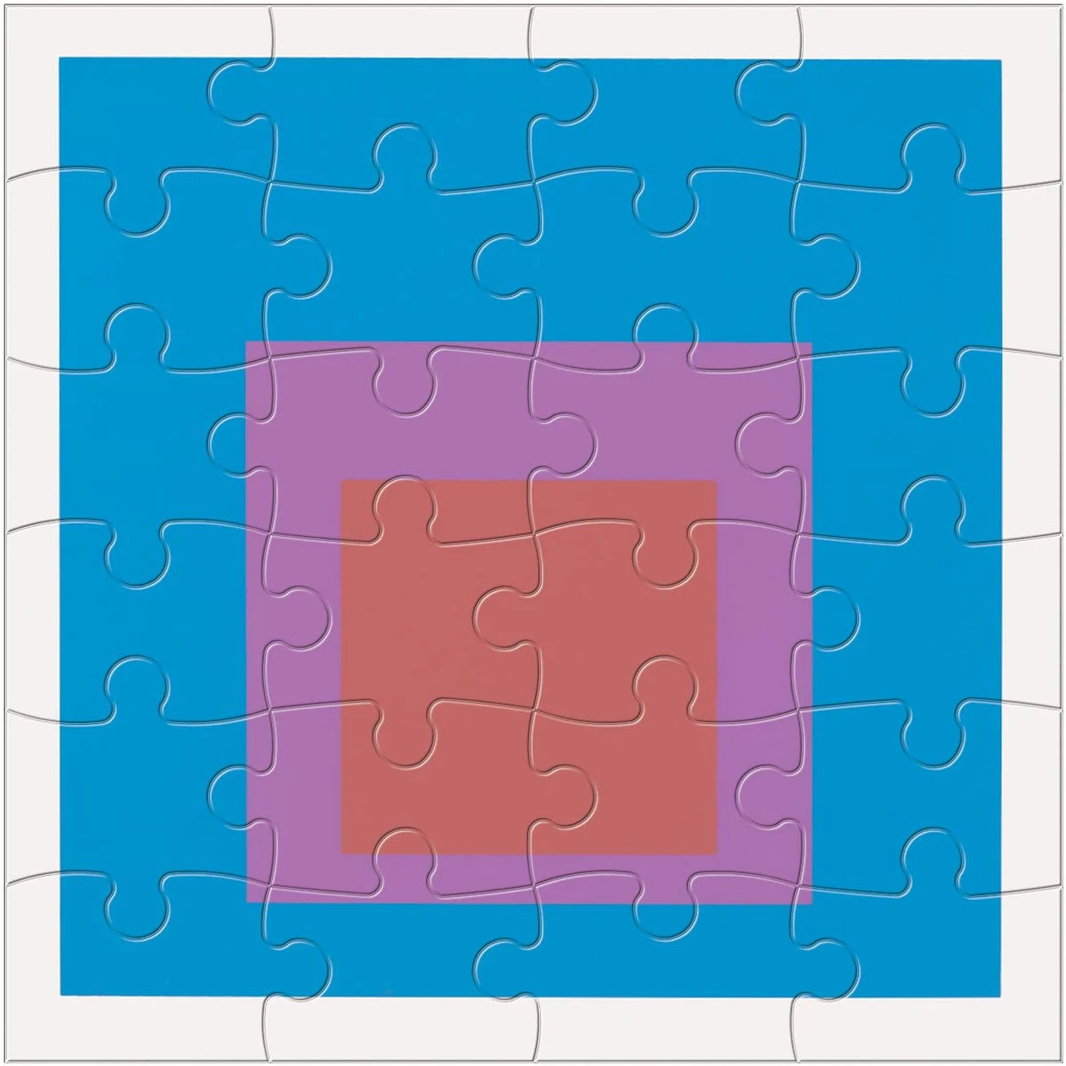 Josef Albers Wooden Puzzle Jigsaw (150 Piece) - Coffee Table Gift