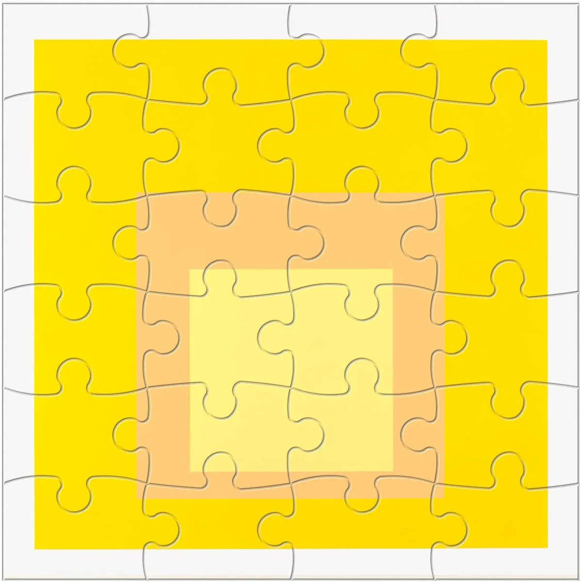 Josef Albers Wooden Puzzle Jigsaw (150 Piece) - Coffee Table Gift