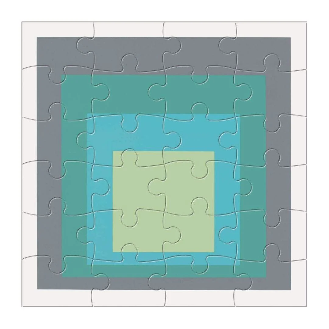 Josef Albers Wooden Puzzle Jigsaw (150 Piece) - Coffee Table Gift