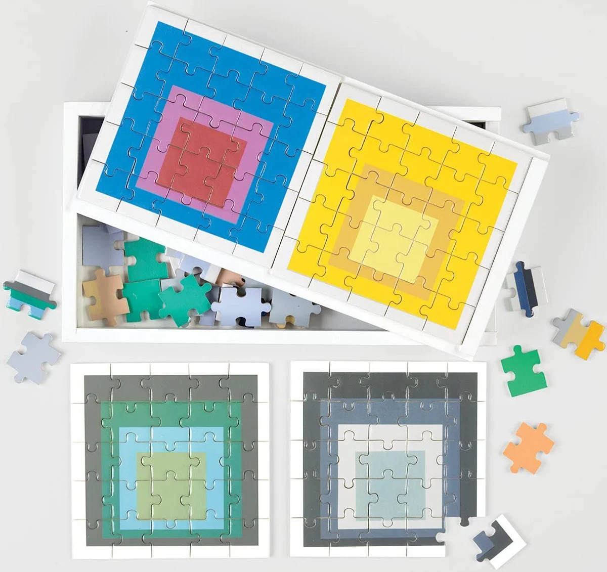 Josef Albers Wooden Puzzle Jigsaw (150 Piece) - Coffee Table Gift