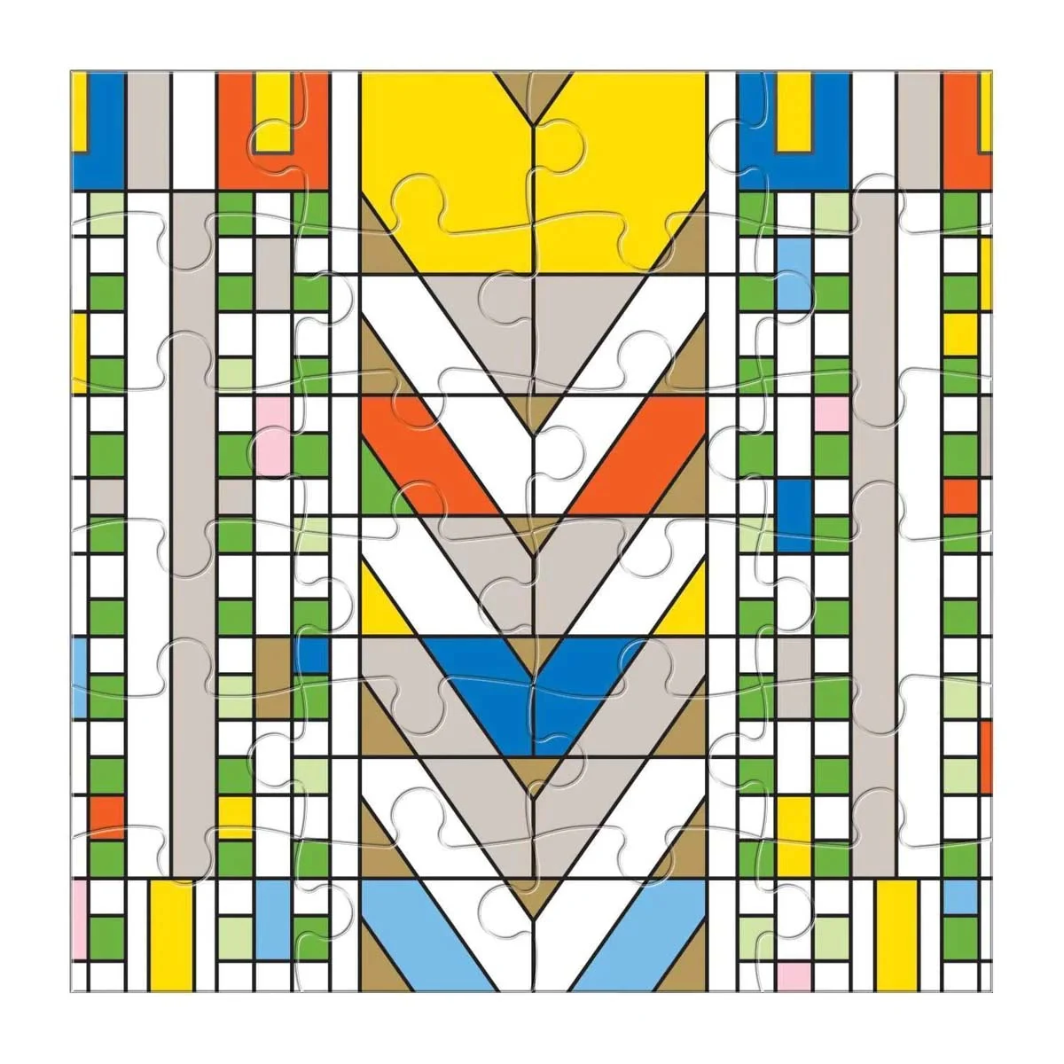 Frank Lloyd Wright Party Puzzle Set