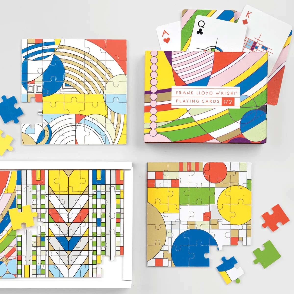 Frank Lloyd Wright Party Puzzle Set Contemporary & Modern Art
