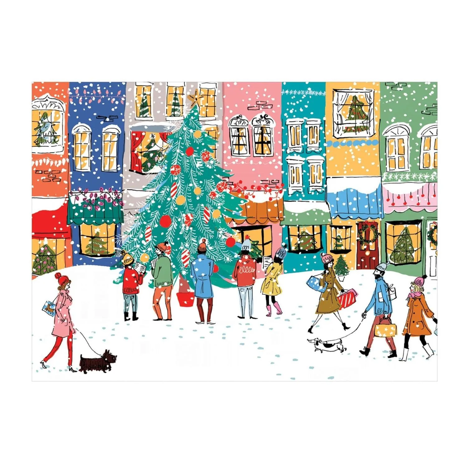 Christmas Carolers Winter