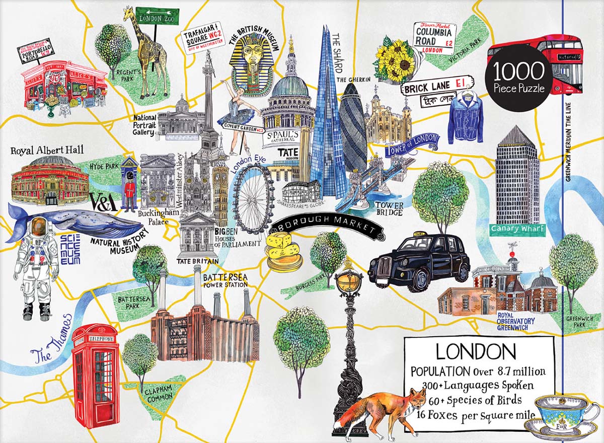 London Landmarks & Monuments Jigsaw Puzzle