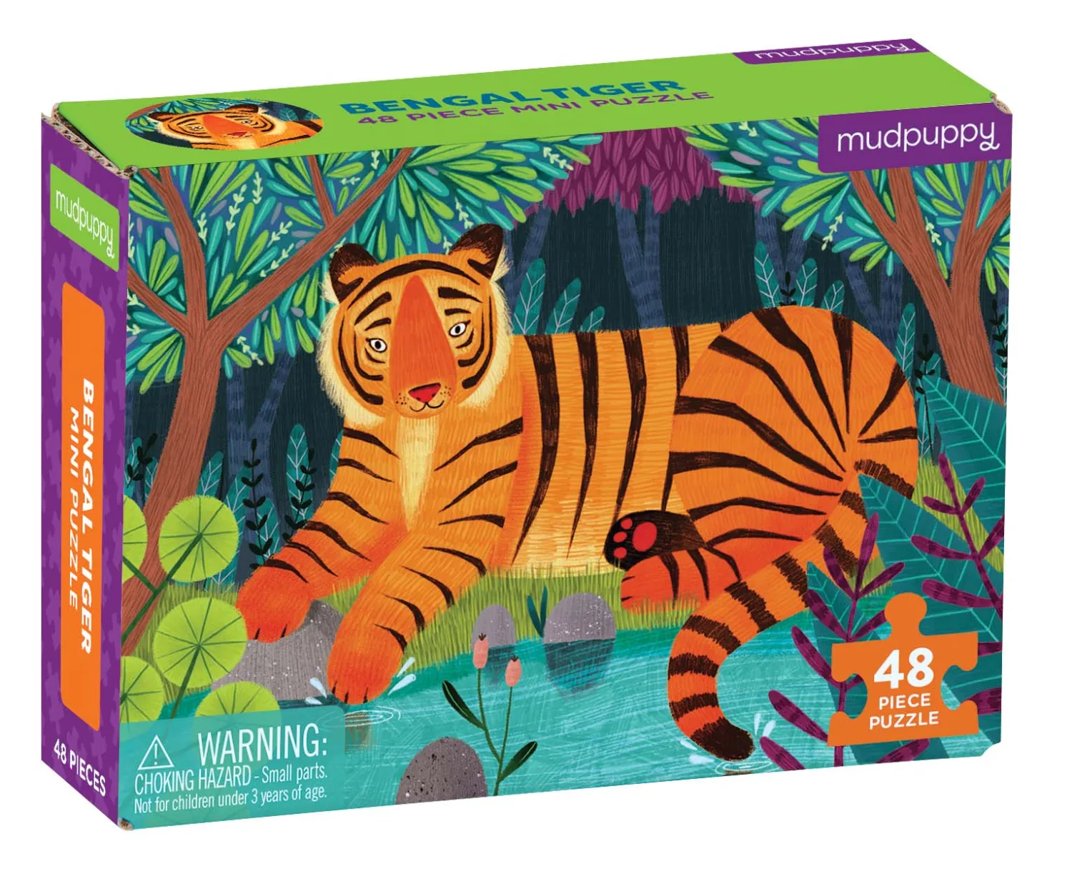 Bengal Tiger Mini Puzzle Jungle Animals