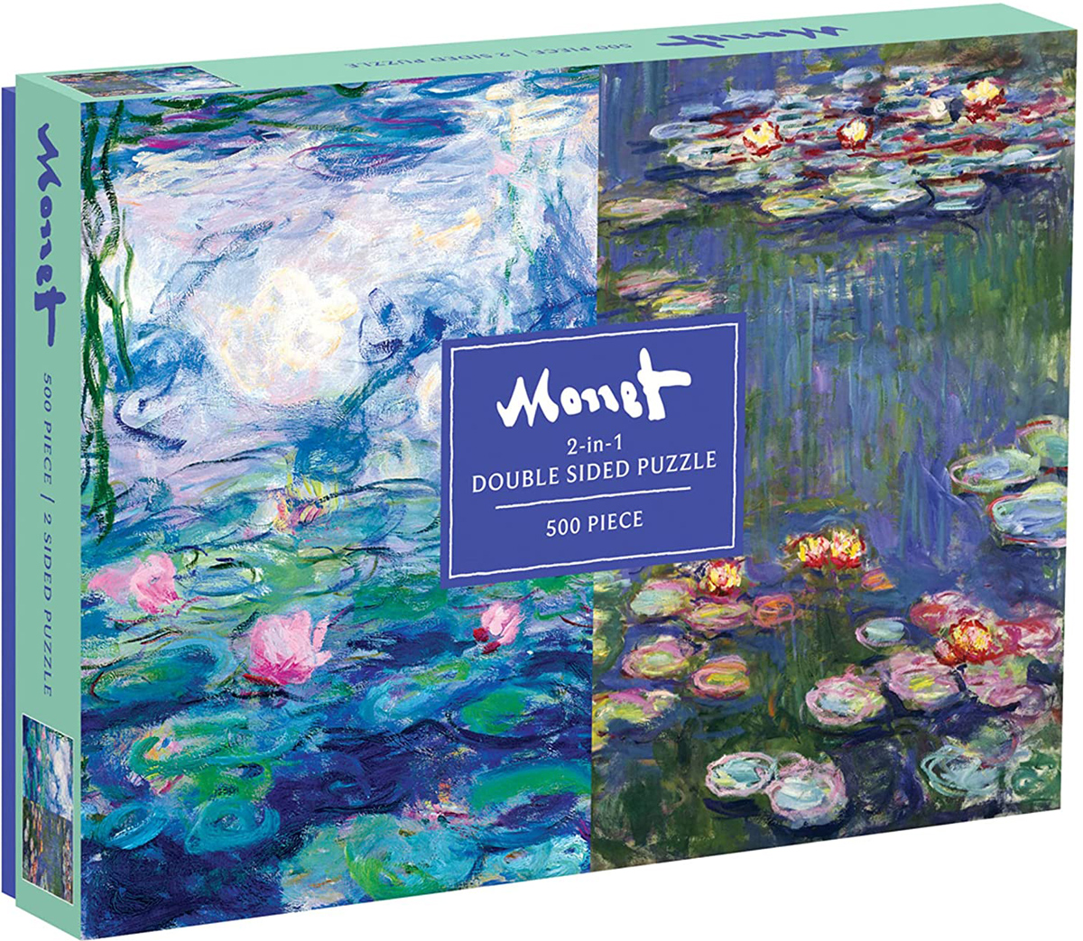 Monet 500 Piece Double Sided Puzzle Impressionism & Post-Impressionism Jigsaw Puzzle