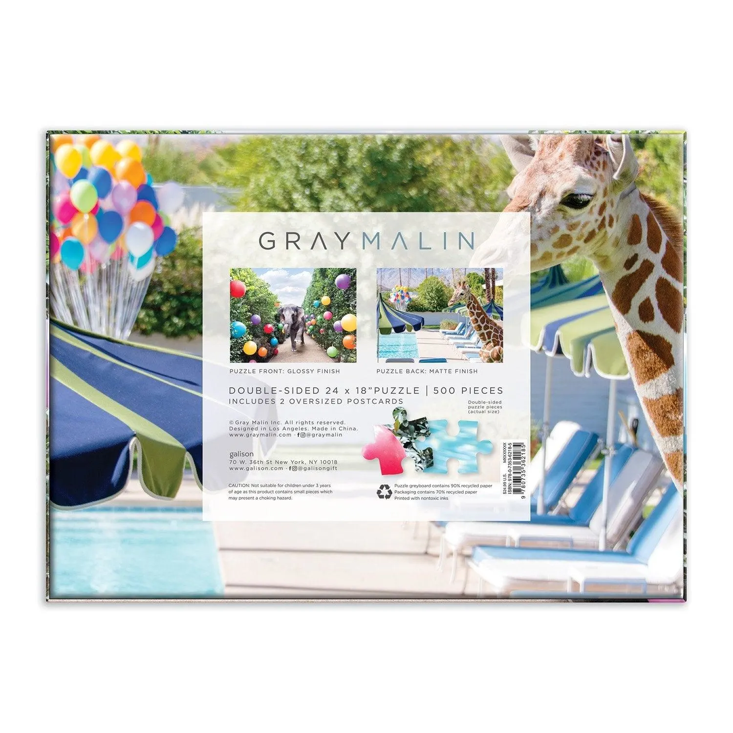 Gray Malin Party At The Parker 2-Sided 500 Piece Puzzle