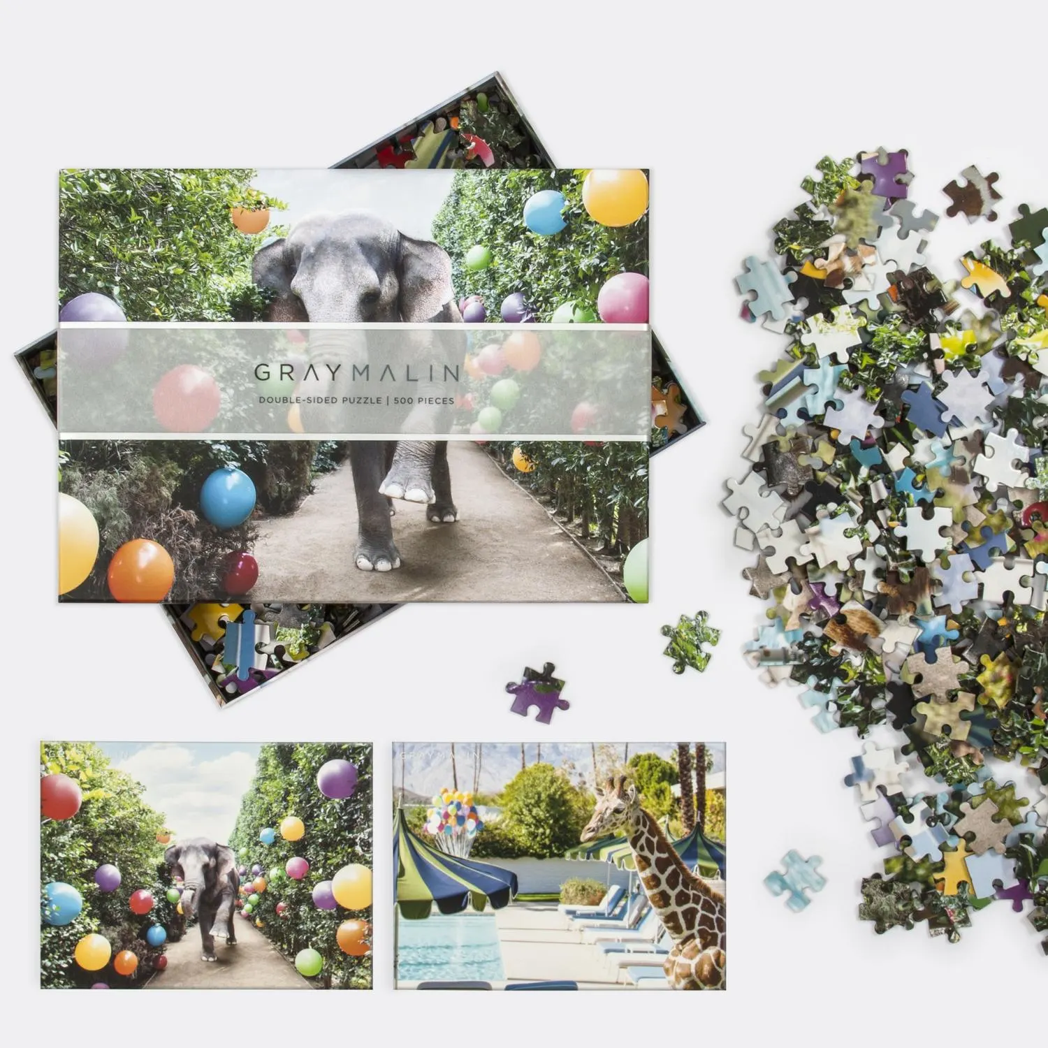 Gray Malin Party At The Parker 2-Sided 500 Piece Puzzle
