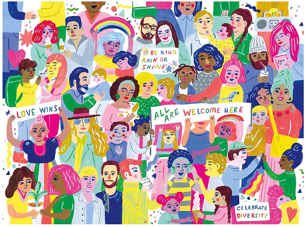 All Are Welcome Here! People Jigsaw Puzzle
