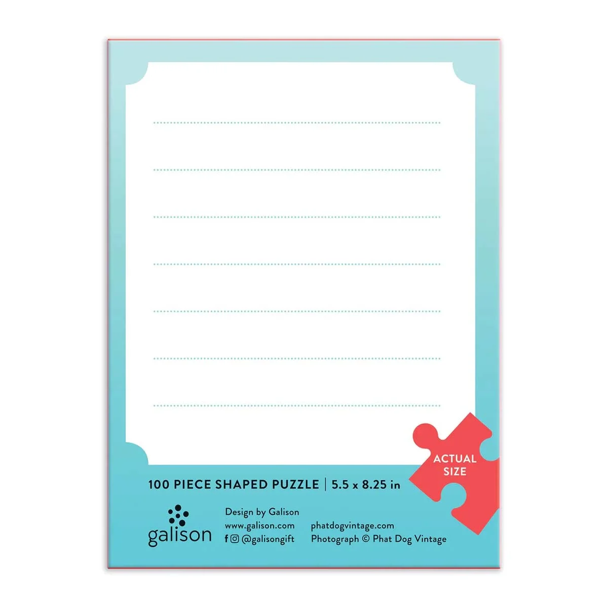 Just My Type Vintage Typewriter (Mini Puzzle)