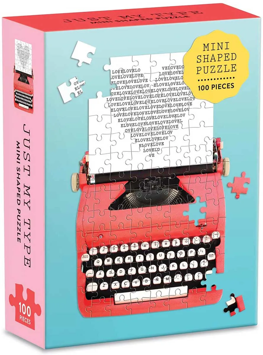 Just My Type Vintage Typewriter (Mini Puzzle)