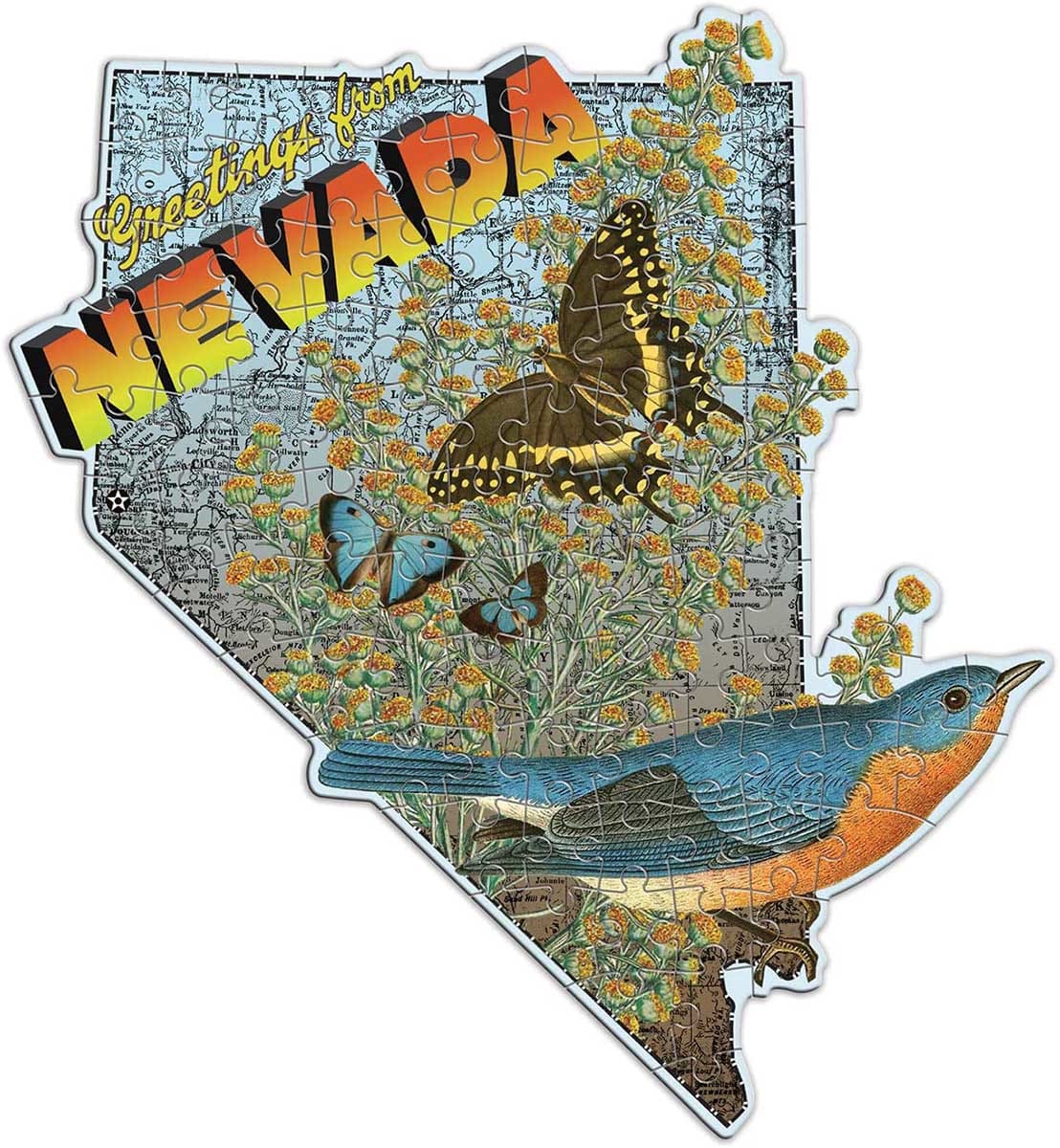 Wendy Gold Nevada Mini Puzzle Birds