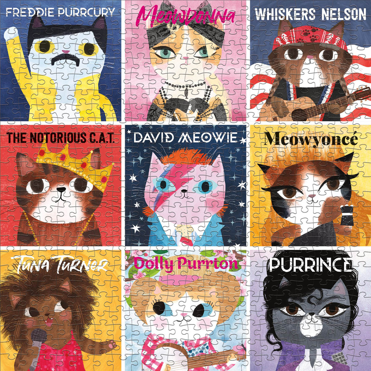 Music Cats Family Puzzle