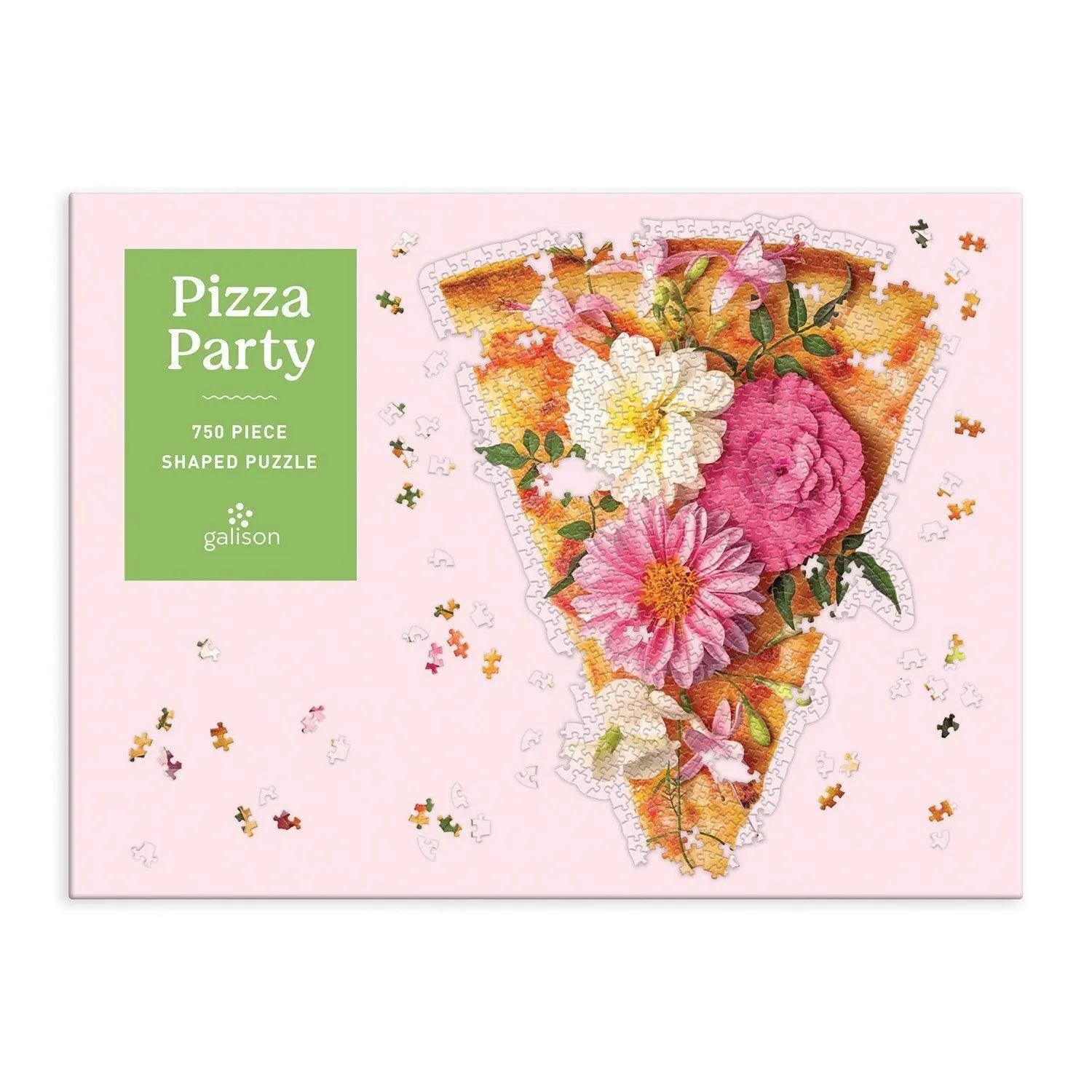 Pizza Party 750 Piece Shaped Puzzle Food and Drink