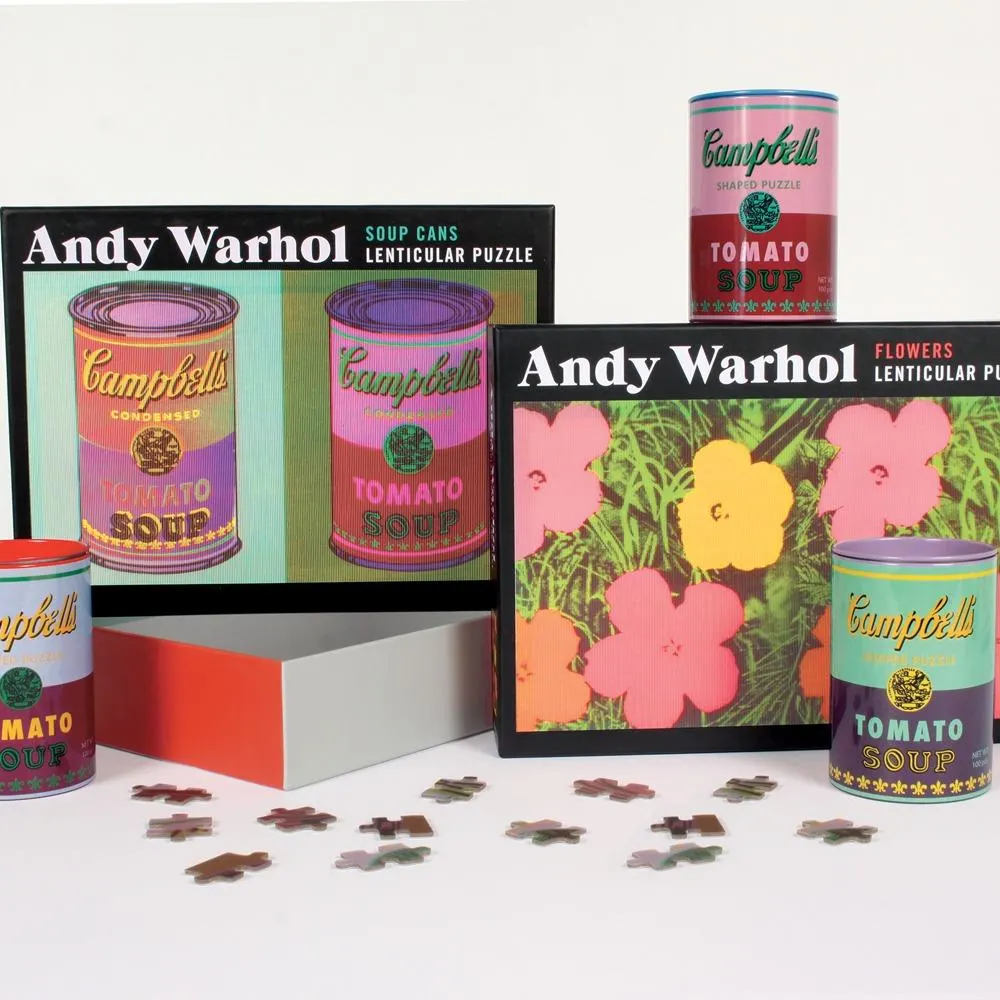 Andy Warhol Flowers Lenticular Puzzle