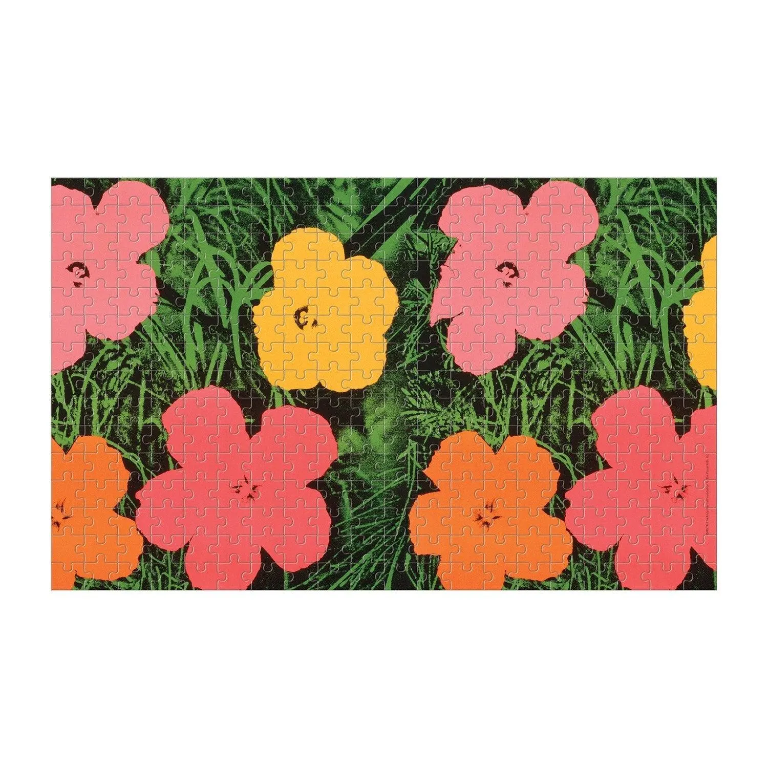 Andy Warhol Flowers Lenticular Puzzle
