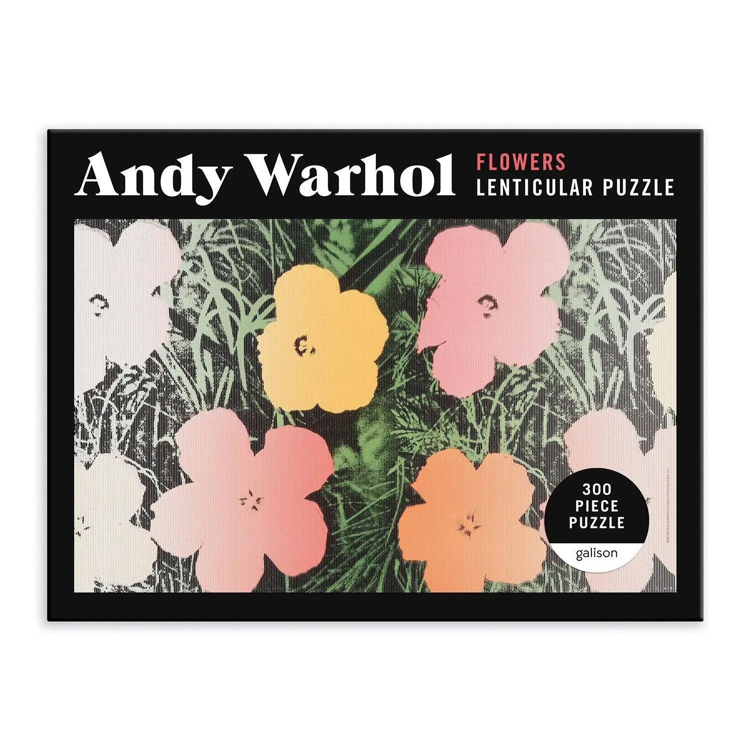 Andy Warhol Flowers Lenticular Puzzle