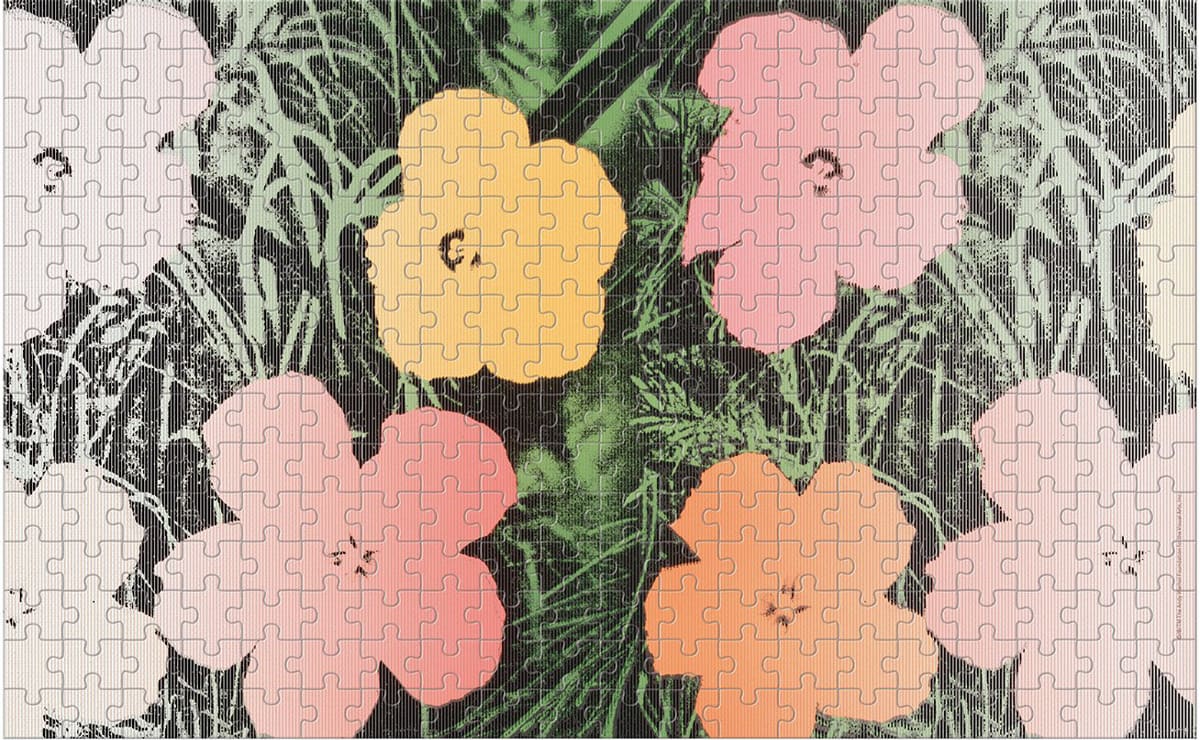 Andy Warhol Flowers Lenticular Puzzle