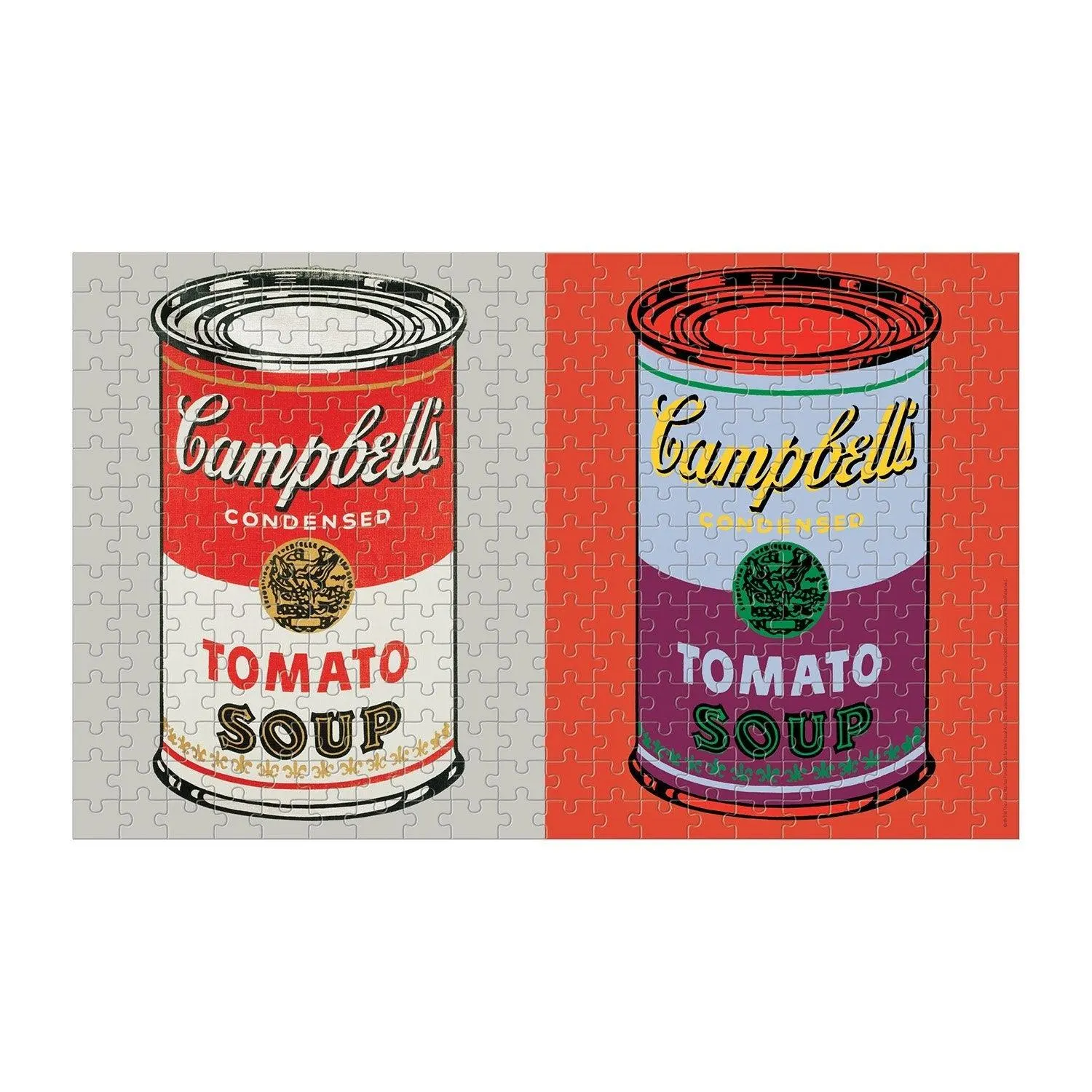 Andy Warhol Soup Cans Lenticular Puzzle
