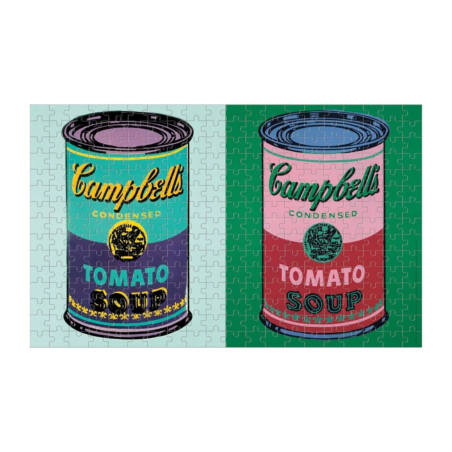 Andy Warhol Soup Cans Lenticular Puzzle