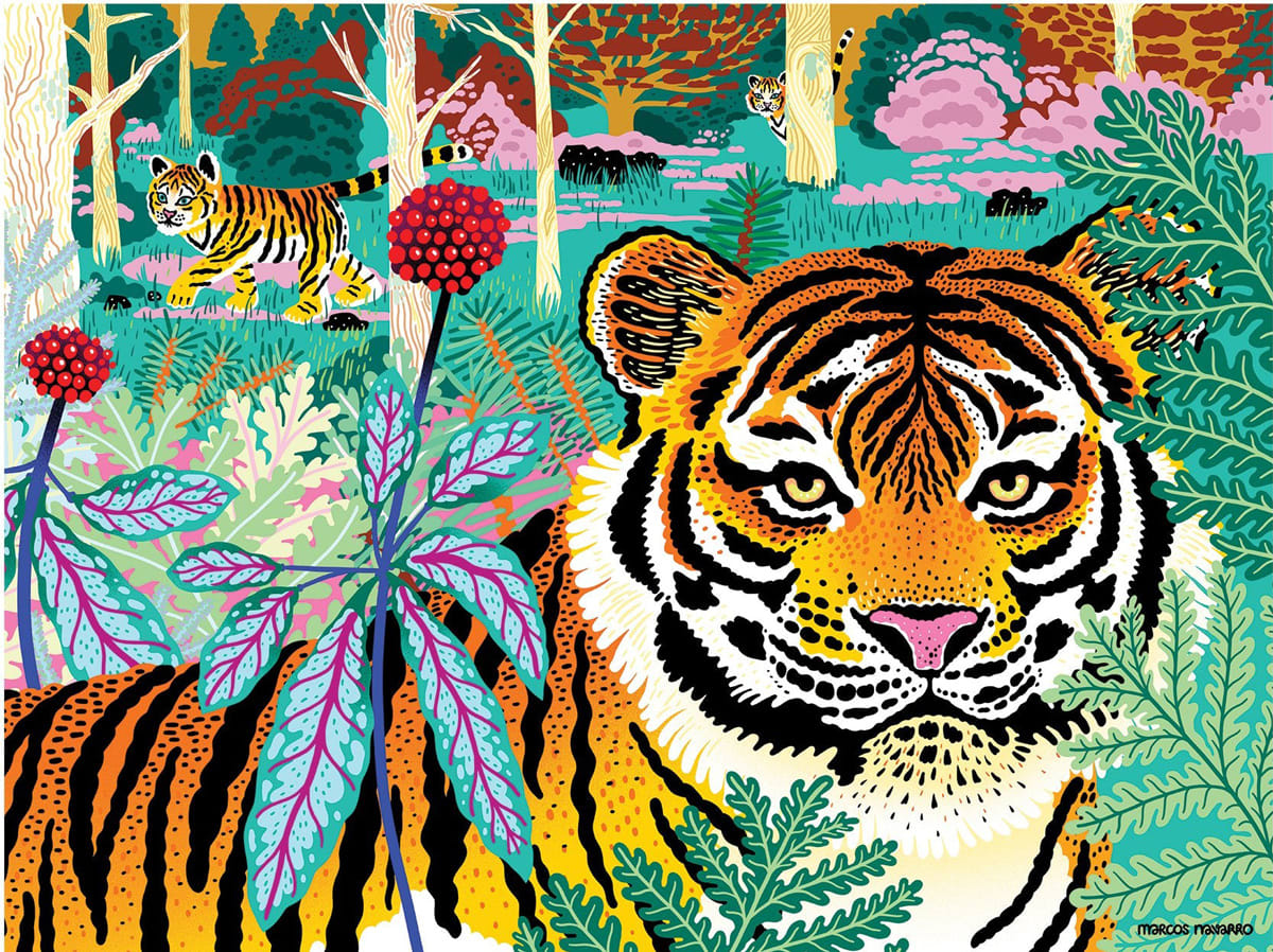 Siberian Tiger Endangered Species Puzzle Big Cats