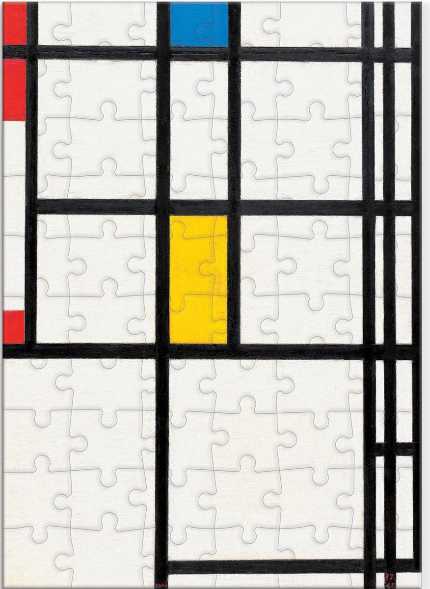MoMA Mondrian Greeting Card Puzzle Contemporary & Modern Art
