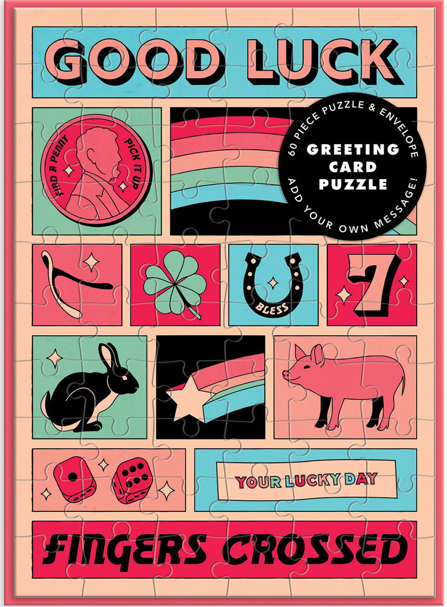 Good Luck Greeting Card Puzzle