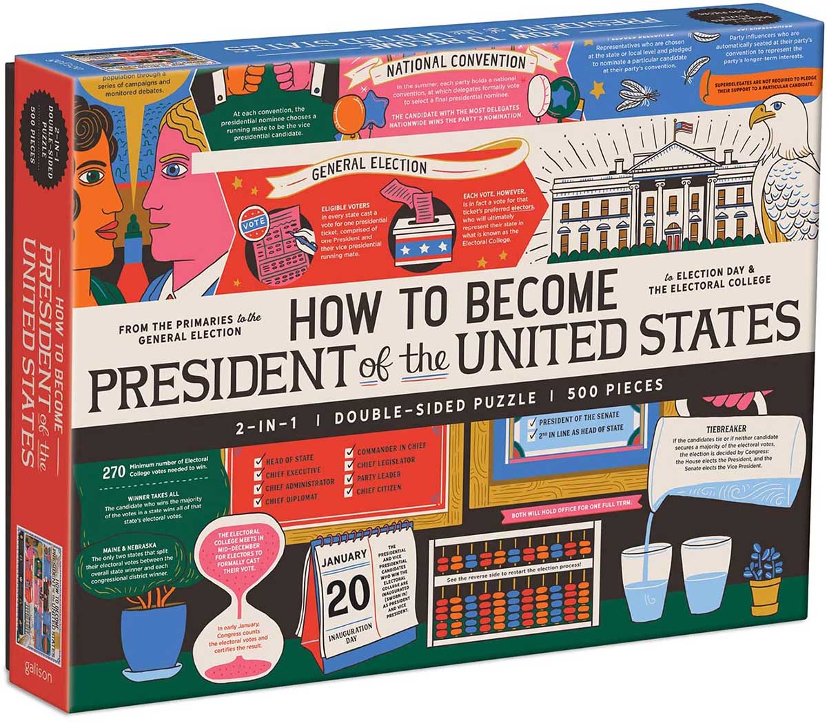How to Become President of the United States Fourth of July Jigsaw Puzzle