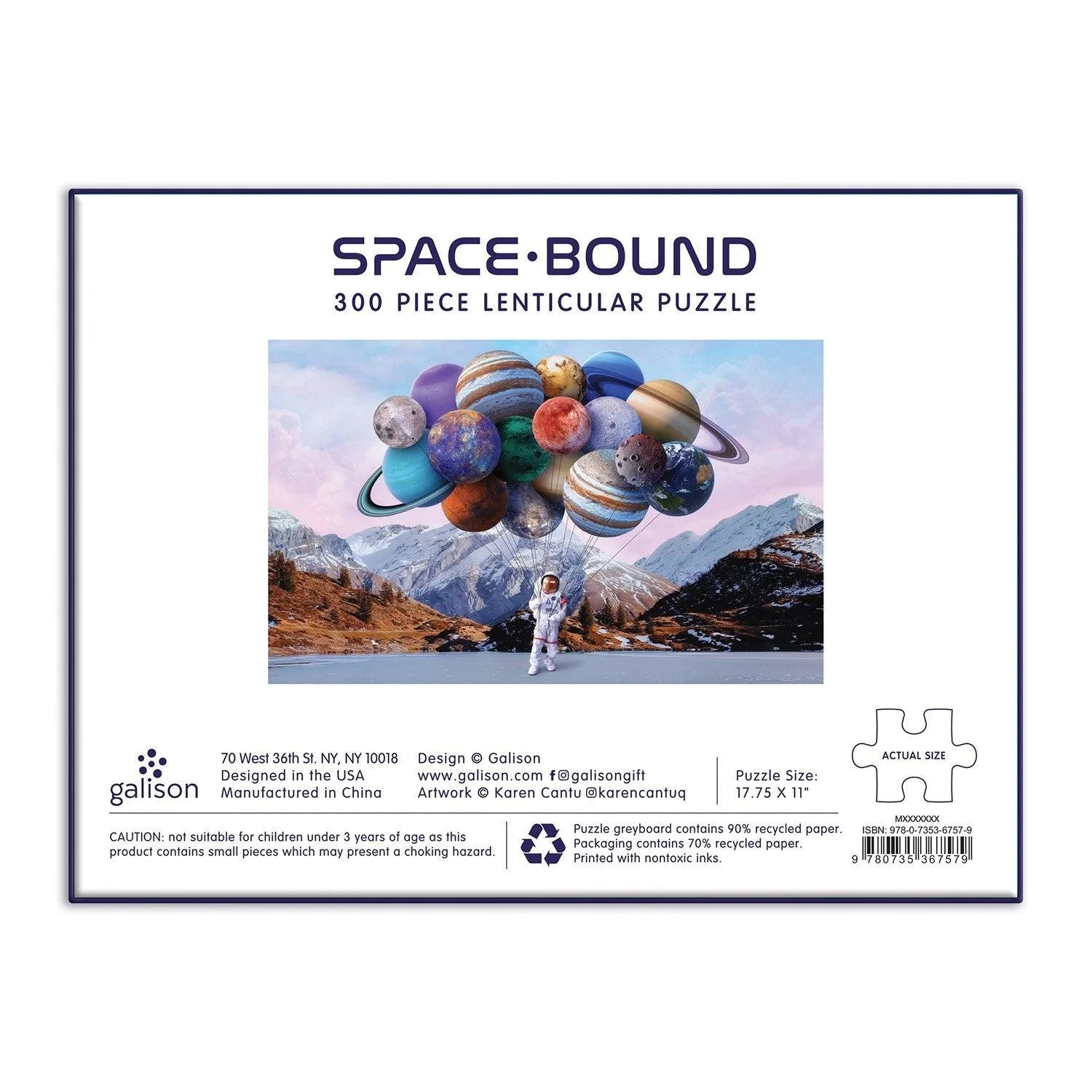 Space Bound Lenticular Puzzle