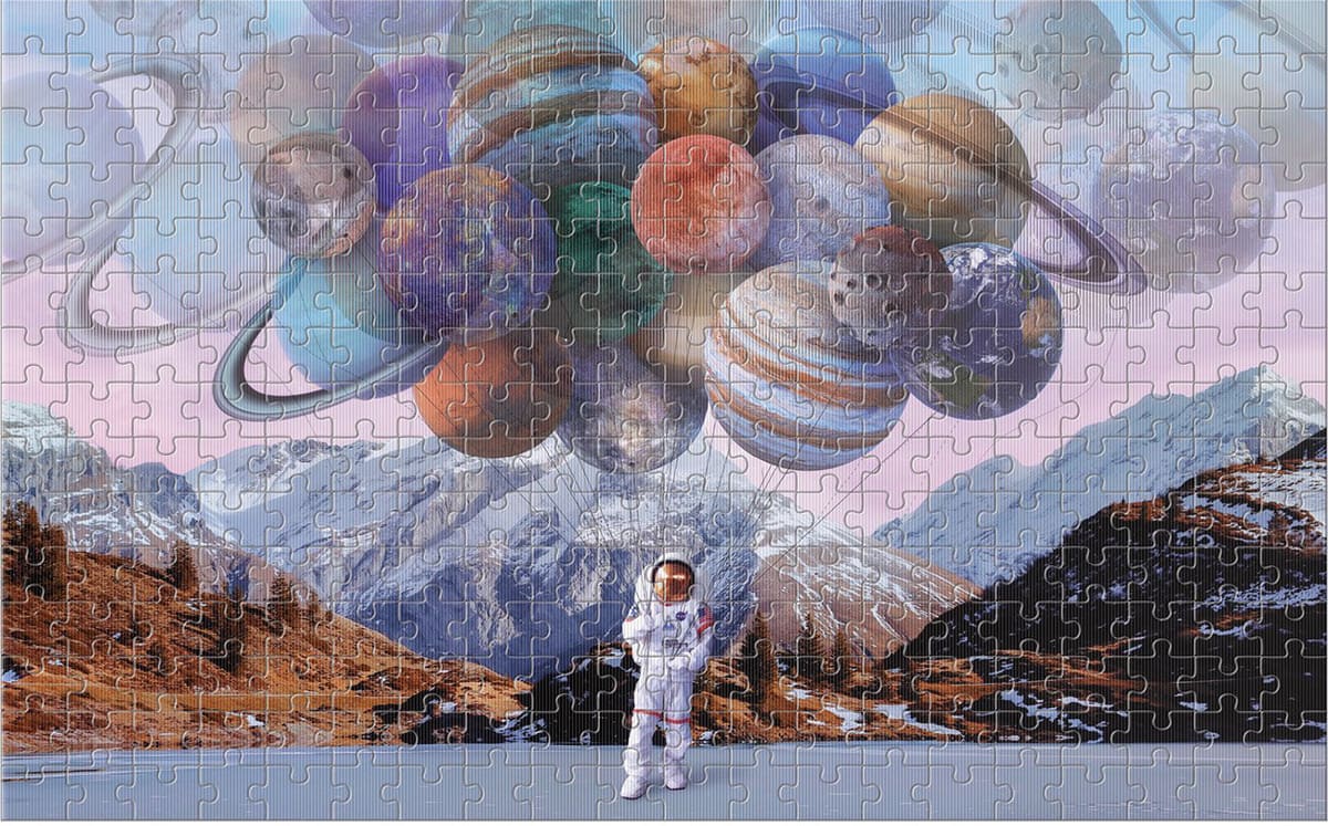 Space Bound Lenticular Puzzle