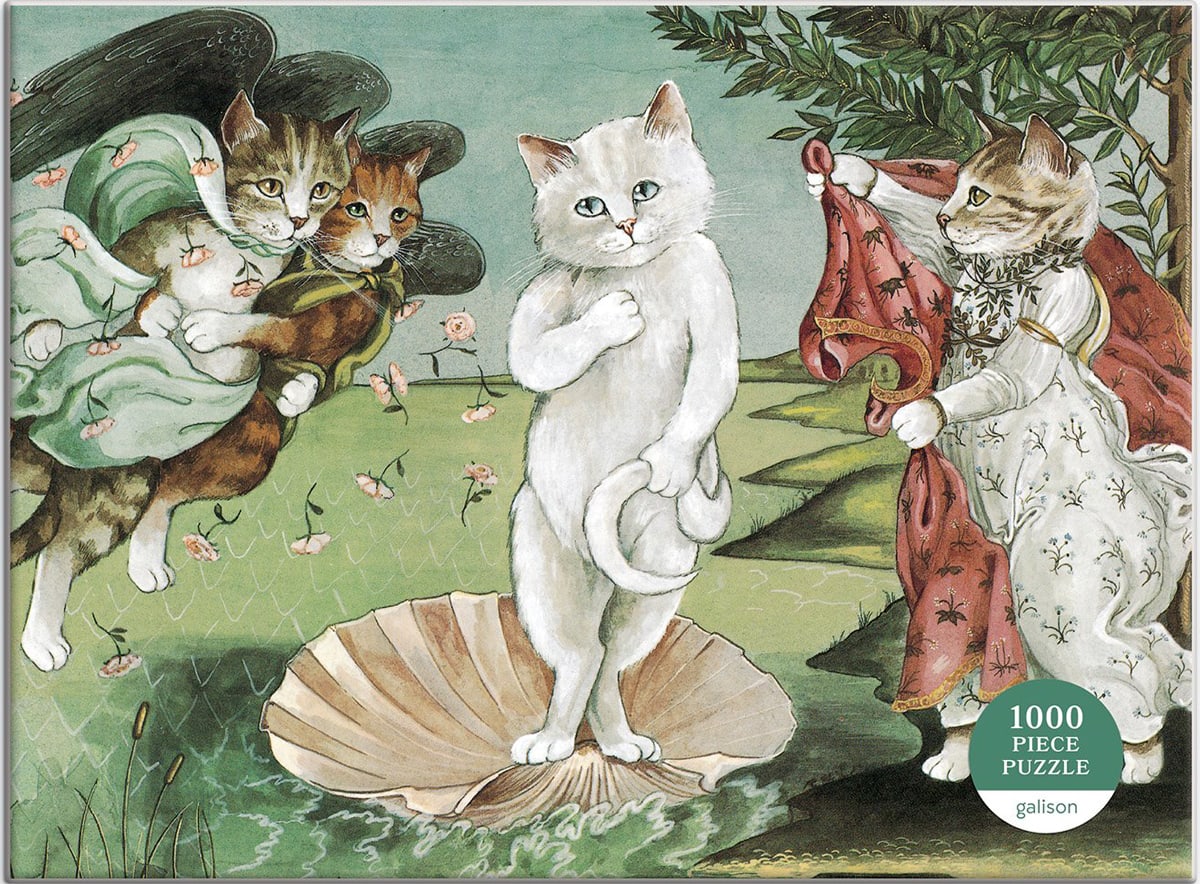 Birth of Venus Meowsterpiece of Western Art Cats