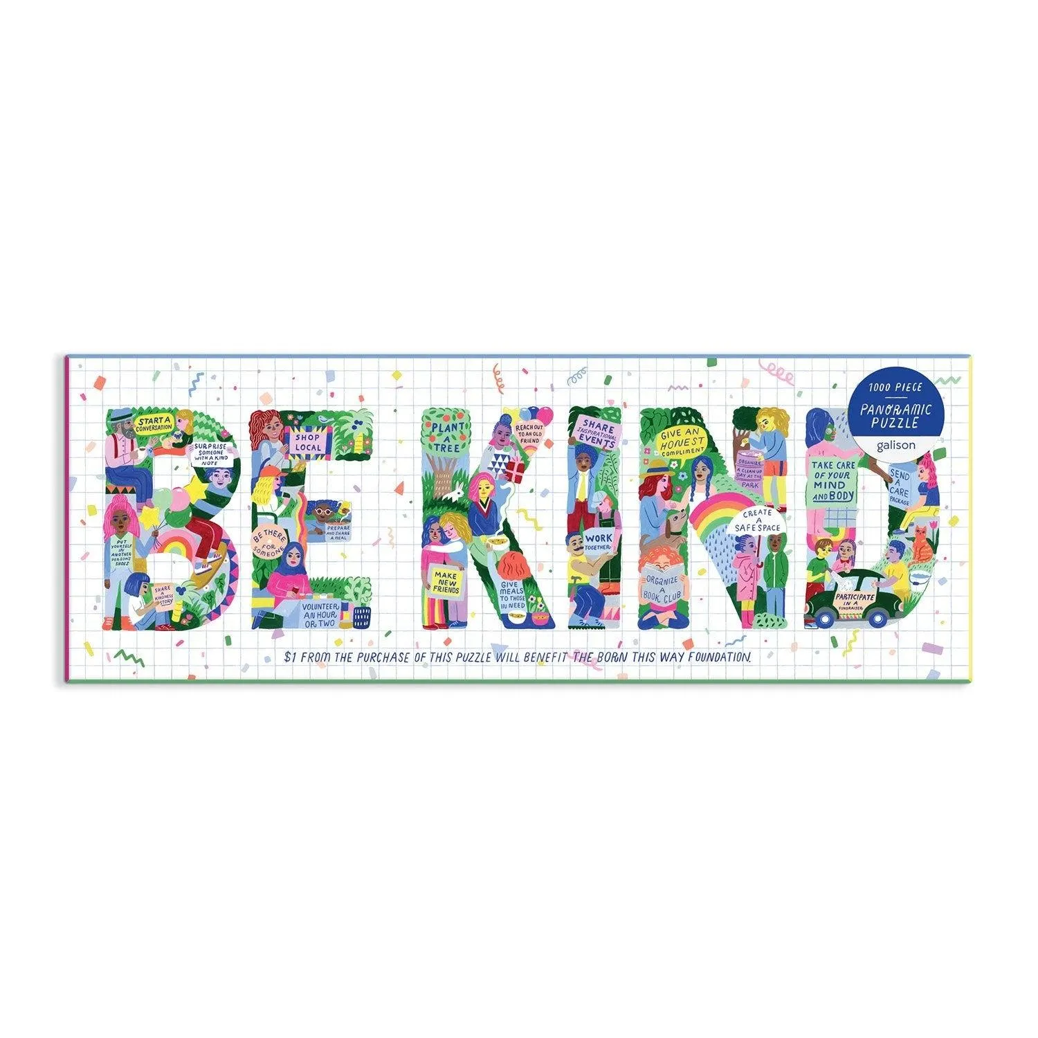 Be Kind Panoramic Puzzle