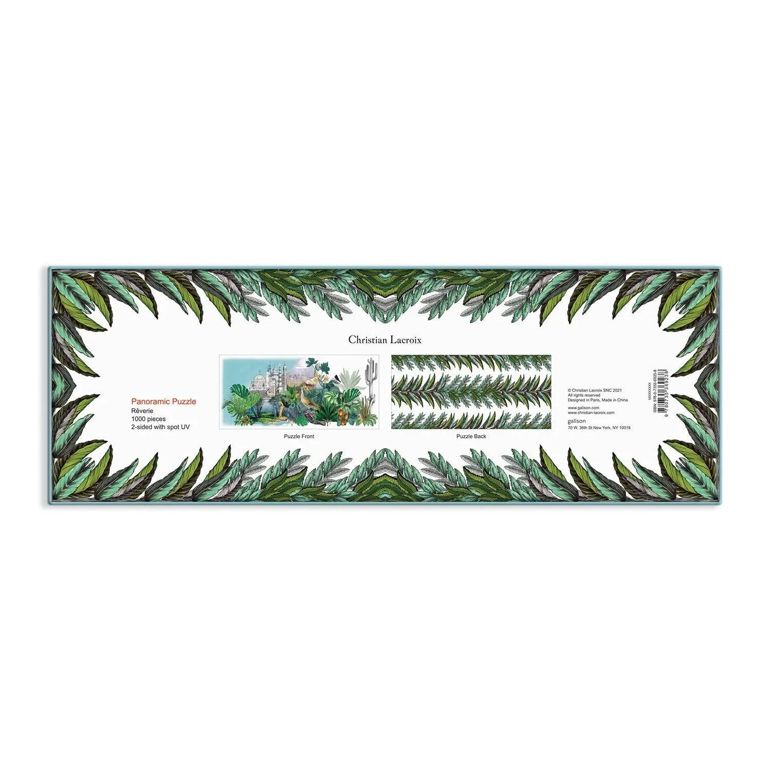 Christian Lacroix Heritage Collection Reverie 1000 Piece Panoramic Puzzle