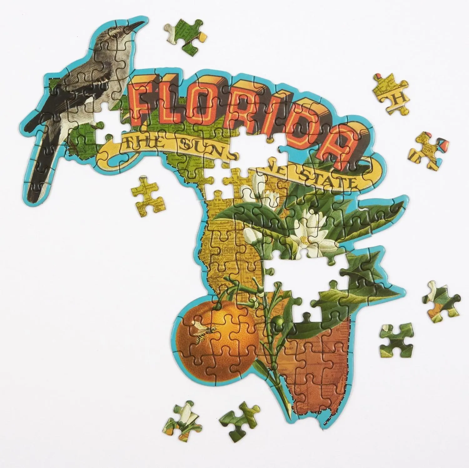 Florida Mini Shaped Puzzle