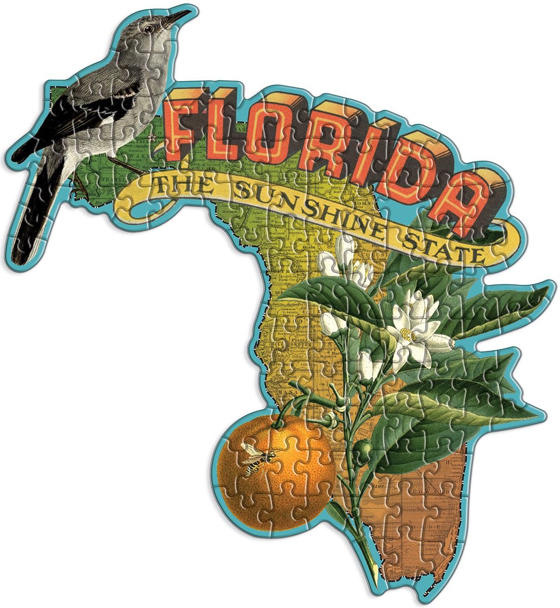 Florida Mini Shaped Puzzle