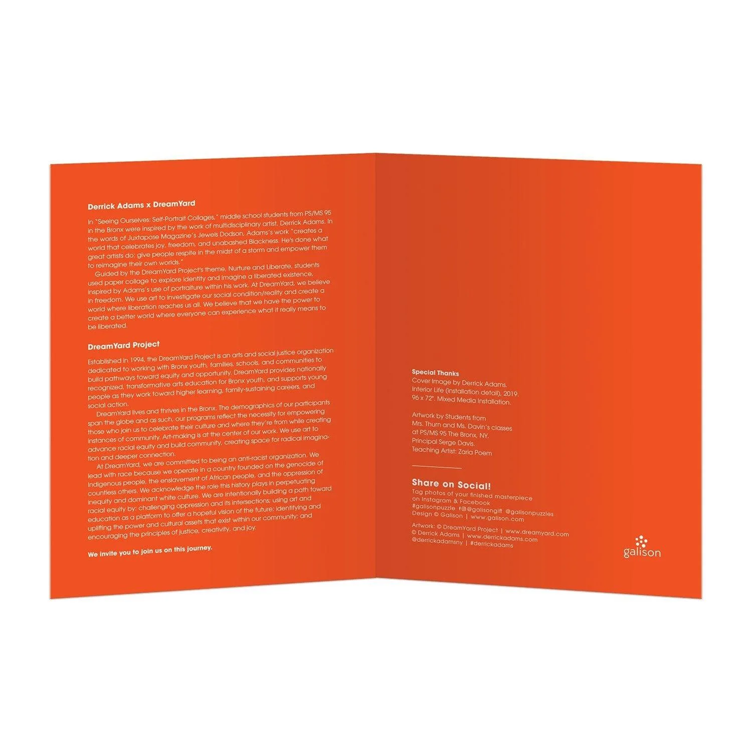 Derrick Adams x Dreamyard Double-Sided Puzzle