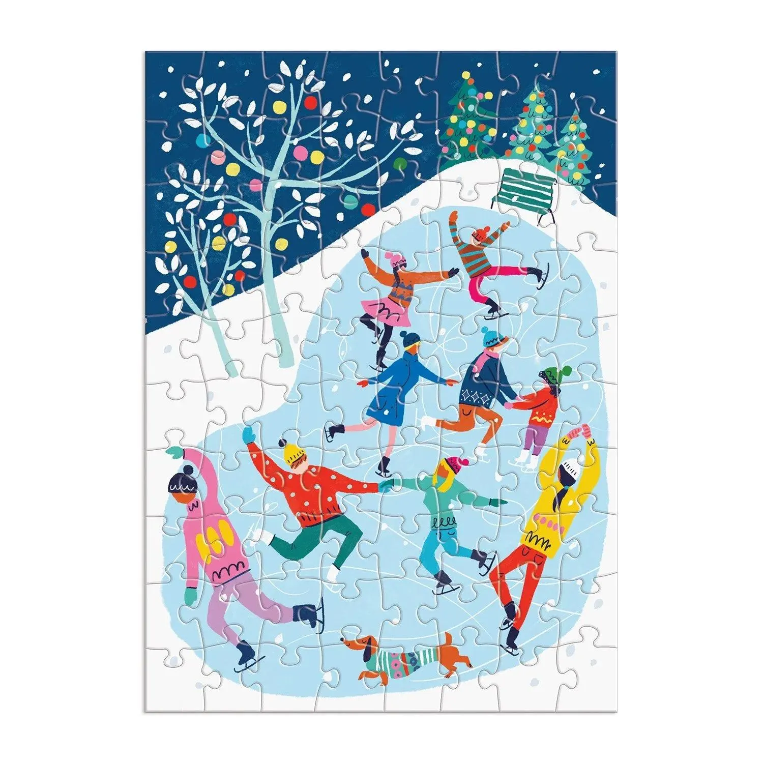 Puzzle Calendar Louise Cunningham Merry and Bright